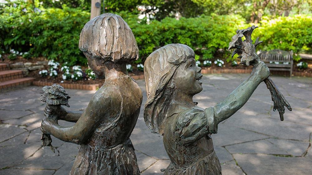 The Little Girls Garden in the DeGolyer Gardens