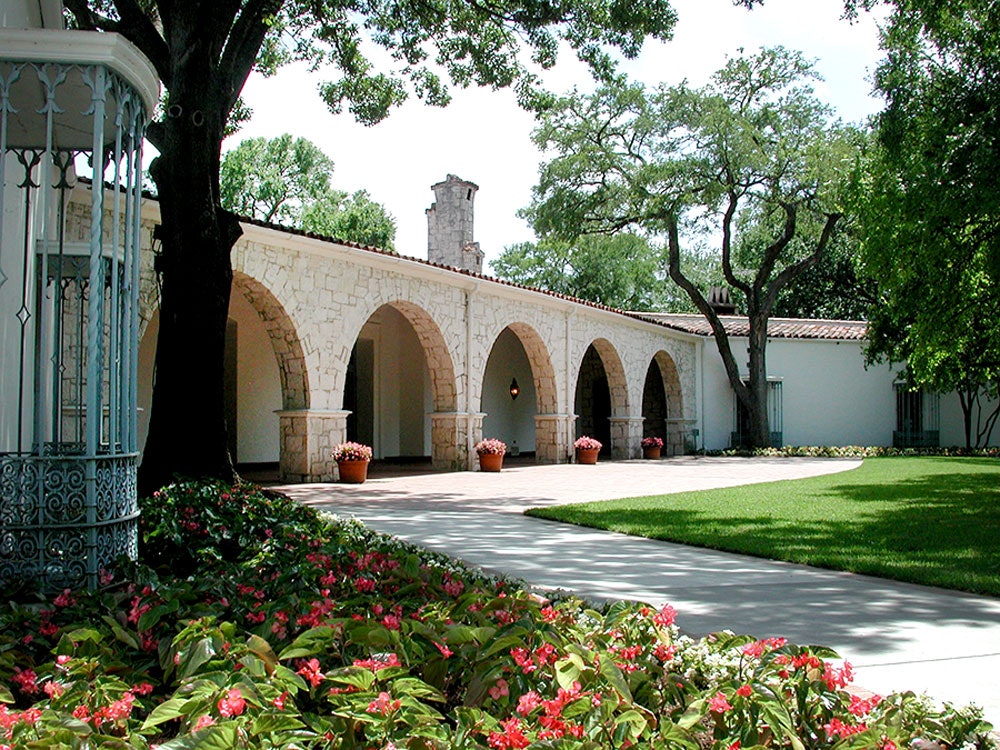 The Picturesque Loggia at the DeGolyer Estate