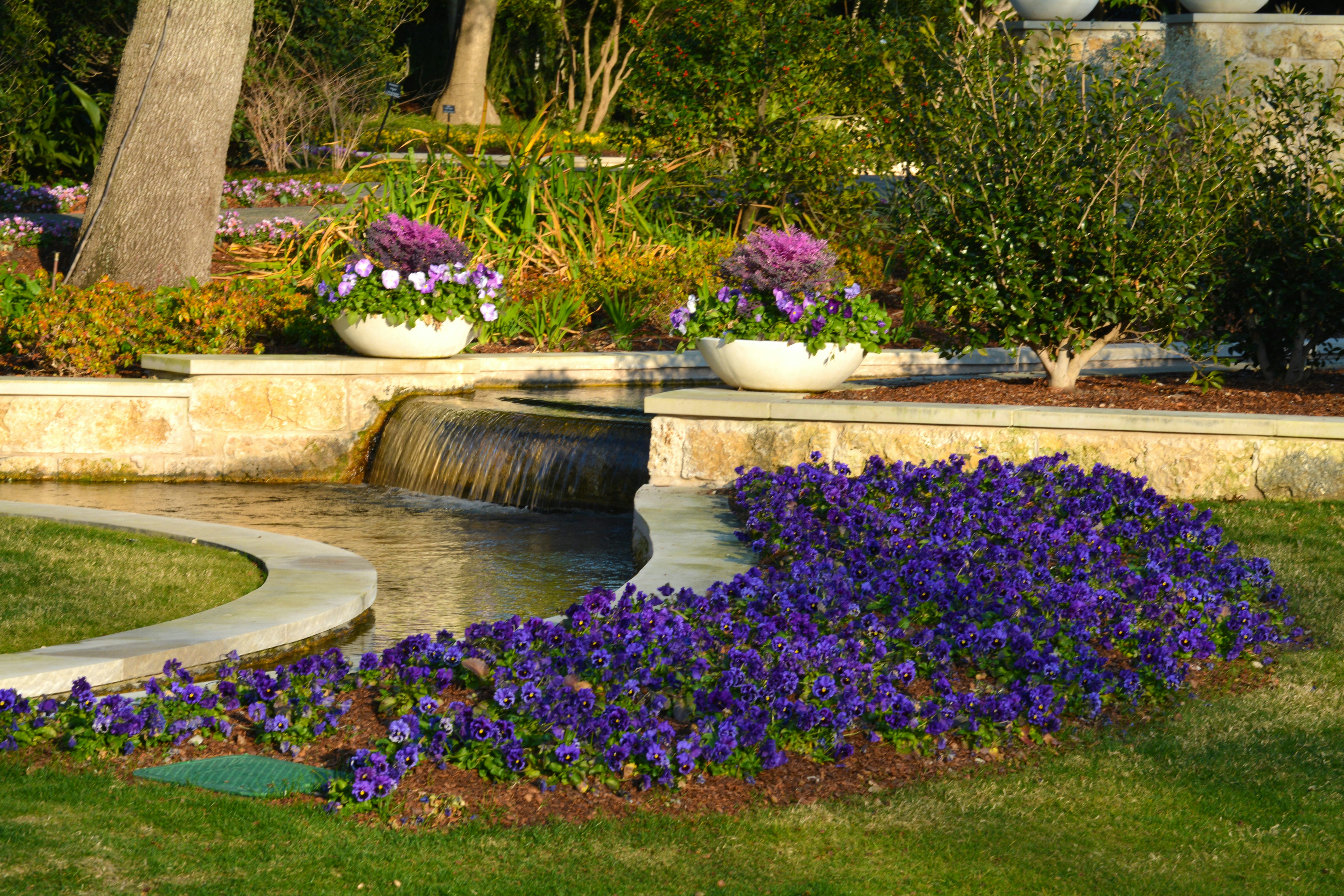 Waterfalls at the Lay Family Garden