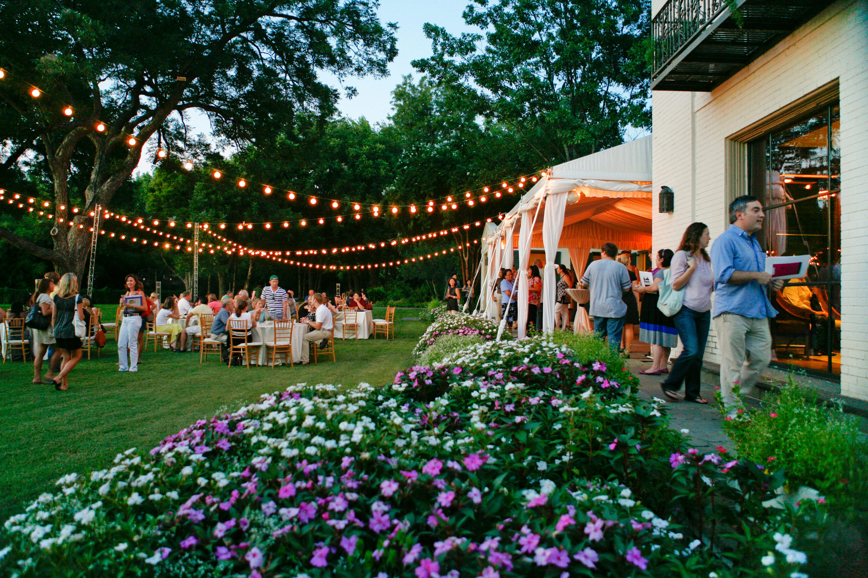 The Camp Lawn at the Arboretum at Sunset
