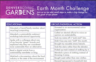 earth month challenge